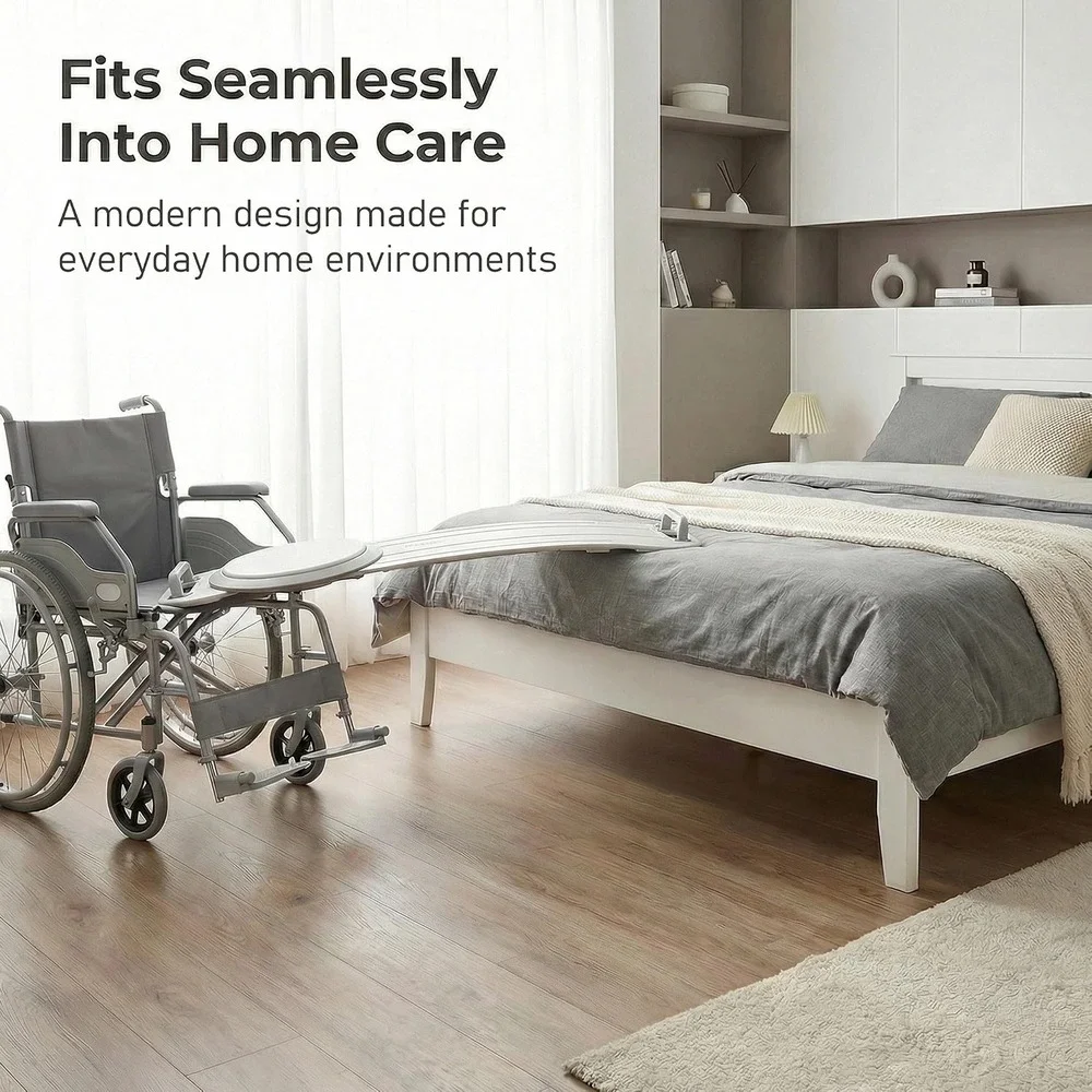 Rotating Transfer Board Turntable Dual Assisted Handles FSA/HSA Sliding Mobility